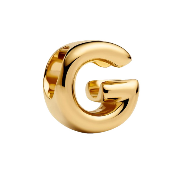 Pandora Σύμβολο με το Γράμμα G Επιχρύσωση 14Κ 763953C00