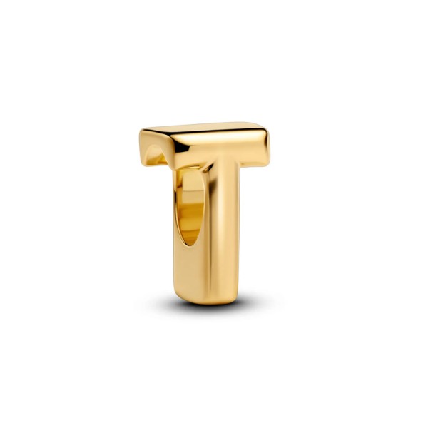 Pandora Σύμβολο με το Γράμμα T Επιχρύσωση 14Κ 763966C00