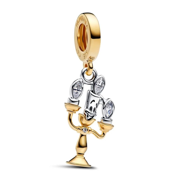 Pandora Σύμβολο Κρεμαστή θήκη κεριού Disney Lumiere από το καρτούν Η Πεντάμορφη και το Τέρας 763985C01 Pandora Σύμβολο Κρεμαστή θήκη κεριού Disney Lumiere από το καρτούν Η Πεντάμορφη και το Τέρας 763985C01
