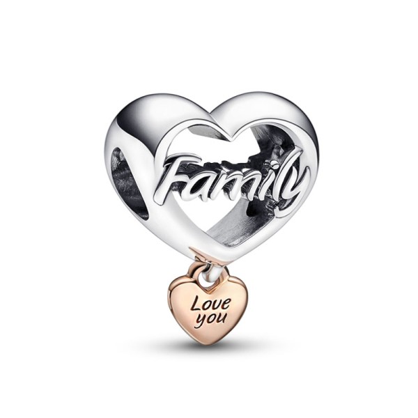 Pandora Γούρι Love You Family Καρδιά 782326C00 Pandora Γούρι Love You Family Καρδιά 782326C00