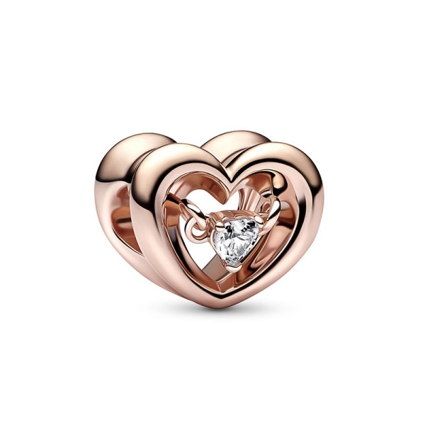 Pandora Γούρι Ροζέ με καρδιά 782493C01 Pandora Γούρι Ροζέ με καρδιά 782493C01