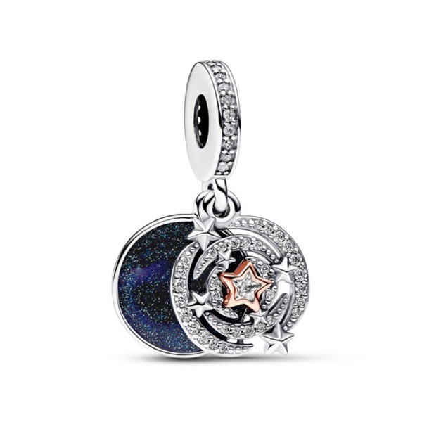 Pandora Διπλό Κρεμαστό Γούρι με Αστέρια 782975C01 Pandora Διπλό Κρεμαστό Γούρι με Αστέρια 782975C01