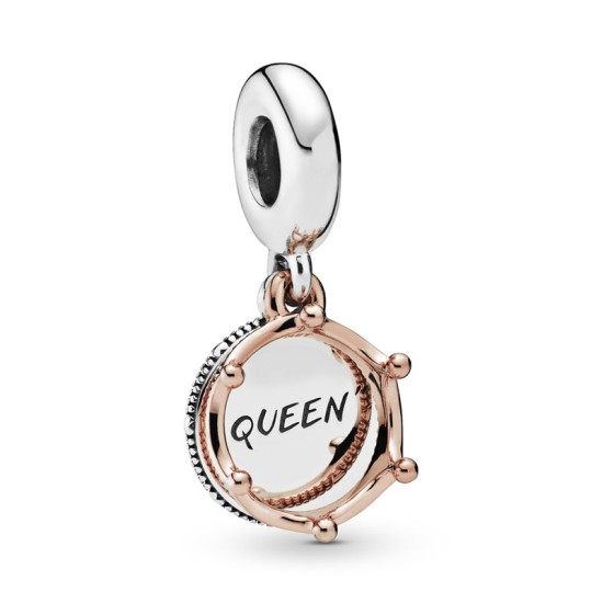 PANDORA Κρεμαστό ασ.925 και 14K rose gold-plated, κορώνα 788255