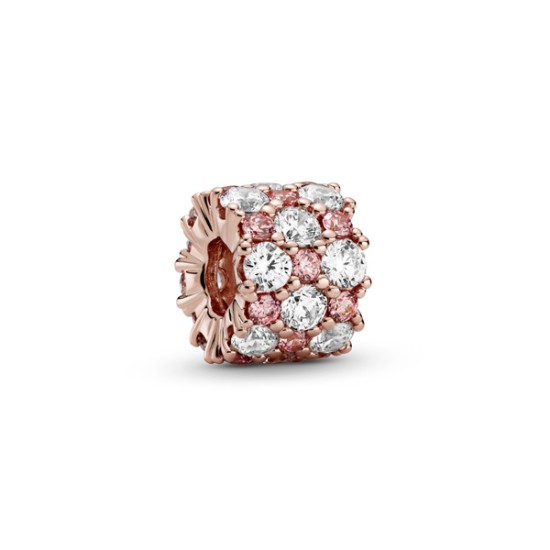 Pandora Σύμβολο 14K rose gold-plated με πολύχρωμες κυβικές ζιρκόνιες 788487C01