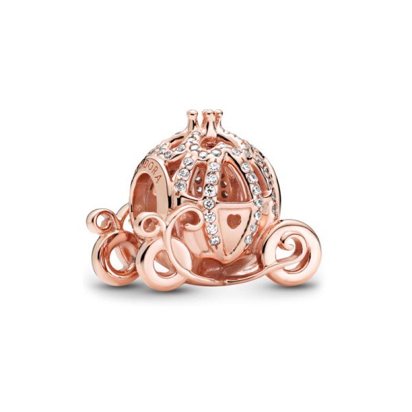 Pandora Ροζέ Γούρι Disney Αμαξα Σταχτοπούτας 789189C01 Pandora Ροζέ Γούρι Disney Αμαξα Σταχτοπούτας 789189C01