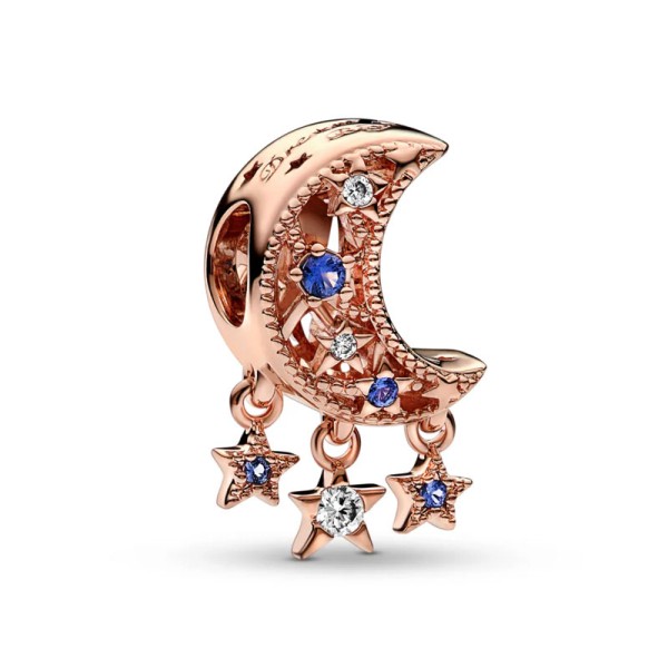 Pandora Γούρι Ροζέ 14Κ με μισοφέγγαρο 789643C01 Pandora Γούρι Ροζέ 14Κ με μισοφέγγαρο 789643C01