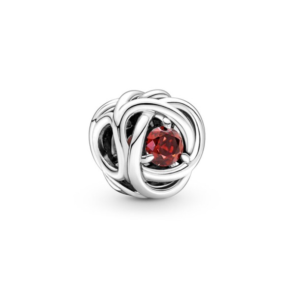 Pandora Γούρι με κόκκινη πέτρα 790065C01 Pandora Γούρι με κόκκινη πέτρα 790065C01