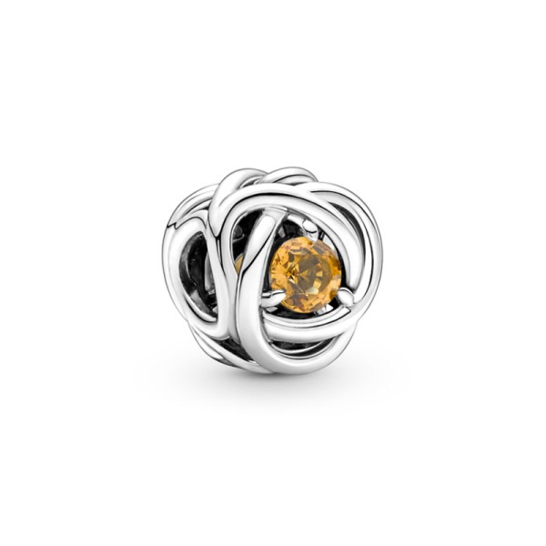 Pandora Γούρι με μελί πέτρα 790065C04 Pandora Γούρι με μελί πέτρα 790065C04