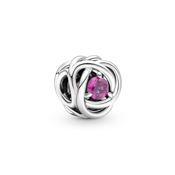 Pandora Ροζ Κύκλος Αιωνιότητας Γούρι 790065C05 Pandora Ροζ Κύκλος Αιωνιότητας Γούρι 790065C05
