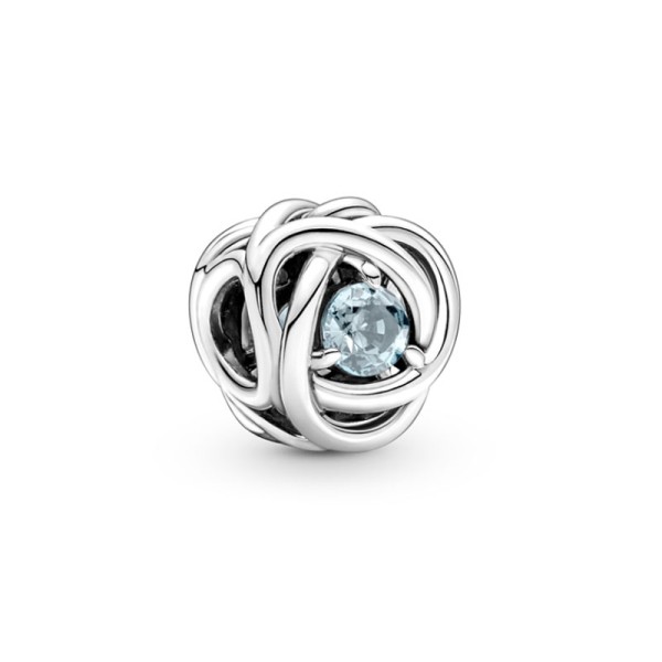 Pandora Γαλάζια Κύκλος αιωνιότητας Γούρι 790065C09 Pandora Γαλάζια Κύκλος αιωνιότητας Γούρι 790065C09