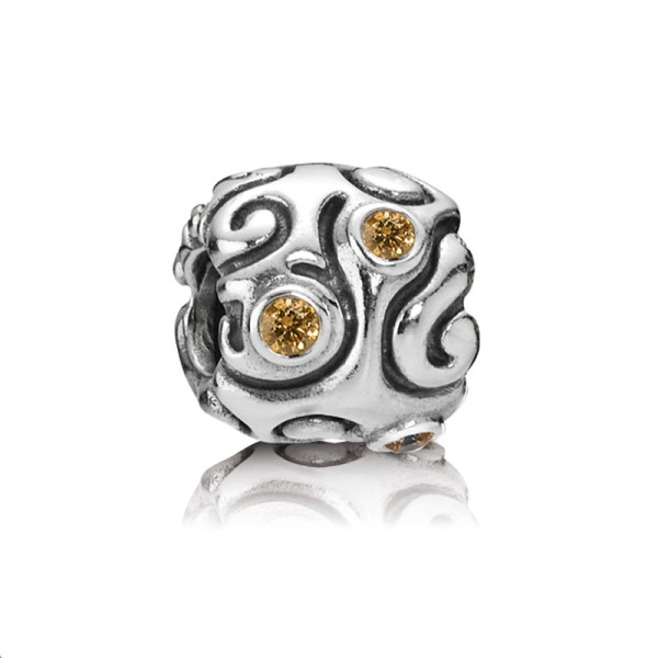 Pandora Γούρι με Κεχριμπάρι CZ 790548CZM Pandora Γούρι με Κεχριμπάρι CZ 790548CZM