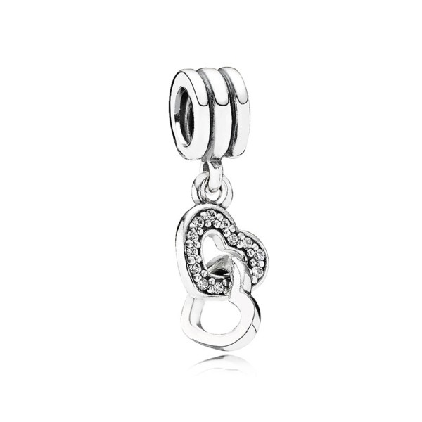 Pandora Καρδιές Γούρι μενταγιόν 791242CZ Pandora Καρδιές Γούρι μενταγιόν 791242CZ