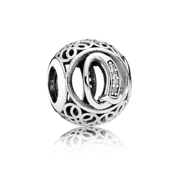 Pandora Γράμμα Q με καθαρή ζιρκονία 791861CZ Pandora Γράμμα Q με καθαρή ζιρκονία 791861CZ