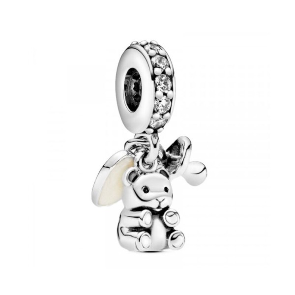 Pandora Κρεμαστό σύμβολο Αρκουδάκι και πιπίλα 792100CZ Pandora Κρεμαστό σύμβολο Αρκουδάκι και πιπίλα 792100CZ