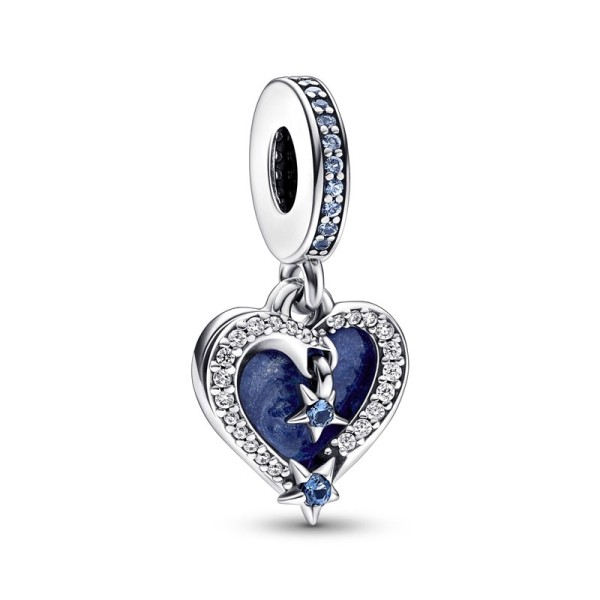 Pandora Διπλό Κρεμαστό Καρδιά με Αστέρι 792356C01 Pandora Διπλό Κρεμαστό Καρδιά με Αστέρι 792356C01