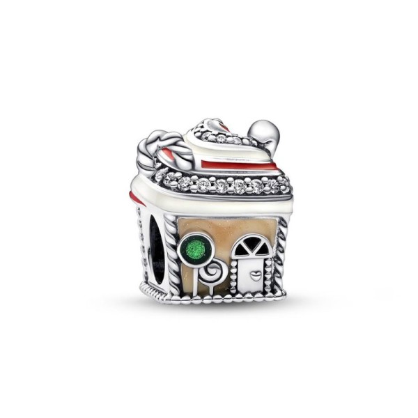 Pandora Μπισκοτόσπιτο Γούρι 792363C01 Pandora Μπισκοτόσπιτο Γούρι 792363C01