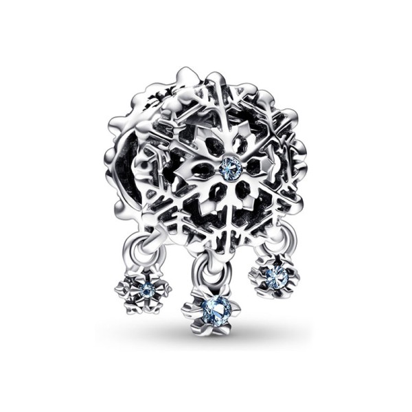 Pandora Χιονονιφάδα Γούρι 792367C01 Pandora Χιονονιφάδα Γούρι 792367C01