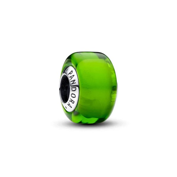 Pandora Γούρι Πράσινο Μίνι Μουράνο Γυαλί Ασημί 793106C00 Pandora Γούρι Πράσινο Μίνι Μουράνο Γυαλί Ασημί 793106C00