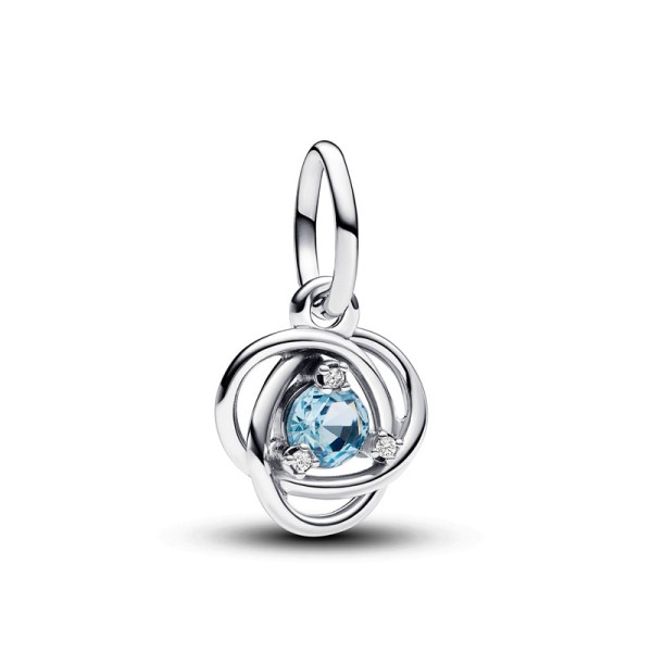 Pandora Γούρι Κρεμαστό με μπλε πέτρα 793125C03 Pandora Γούρι Κρεμαστό με μπλε πέτρα 793125C03