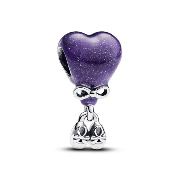 Pandora Κρεμαστό Μωβ Καρδιά 793238C01 Pandora Κρεμαστό Μωβ Καρδιά 793238C01