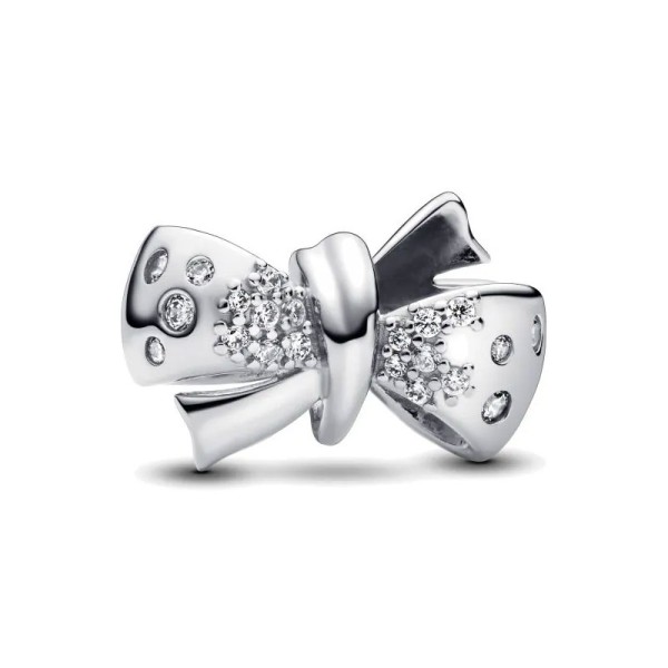 Pandora Σύμβολο με αστραφτερό φιόγκο 793442C01 Pandora Σύμβολο με αστραφτερό φιόγκο 793442C01