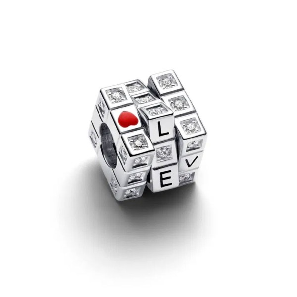 Pandora Σύμβολο κινούμενου κύβου Rubik 793672C01 Pandora Σύμβολο κινούμενου κύβου Rubik 793672C01