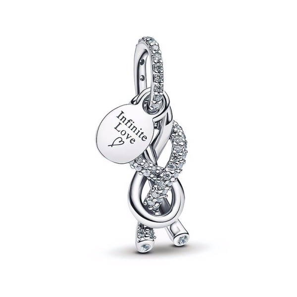 Pandora Ασημένιο Σύμβολο με Αστραφτερό Άπειρο 793780C01 Pandora Ασημένιο Σύμβολο με Αστραφτερό Άπειρο 793780C01