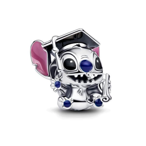 Pandora Σύμβολο αποφοίτησης με τον Stitch της Disney 793789C01 Pandora Σύμβολο αποφοίτησης με τον Stitch της Disney 793789C01