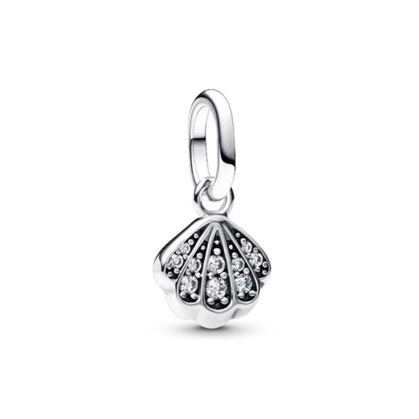 Pandora Kρεμαστό γούρι με λαμπερό κοχύλι 793855C01 Pandora Kρεμαστό γούρι με λαμπερό κοχύλι 793855C01