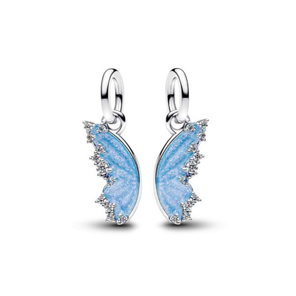 Pandora Σύμβολο Πεταλούδα ασημί γαλάζια 794244c01