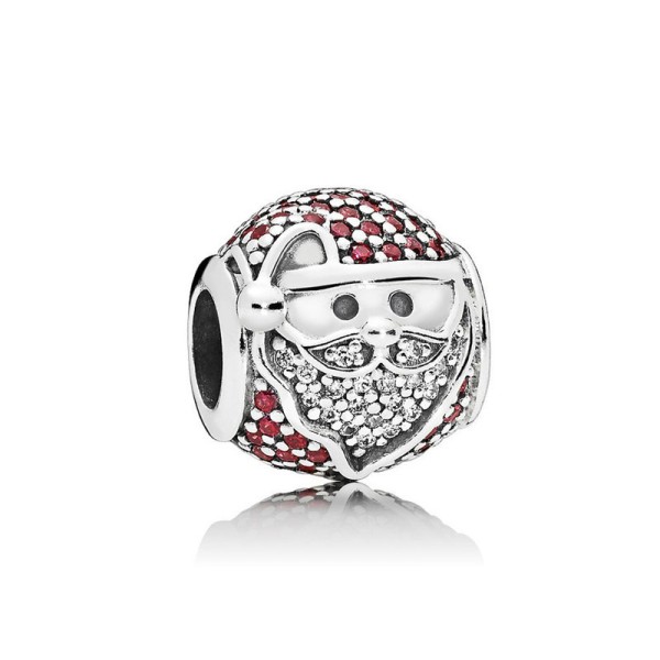 Pandora Αστραφτερός Άγιος Βασίλης Γούρι 796385CZR