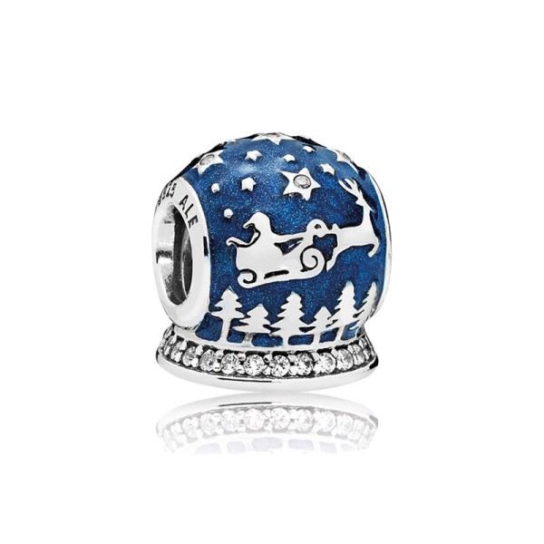 Pandora Σφαίρα Χριστουγέννων Γούρι 796386EN63 Pandora Σφαίρα Χριστουγέννων Γούρι 796386EN63