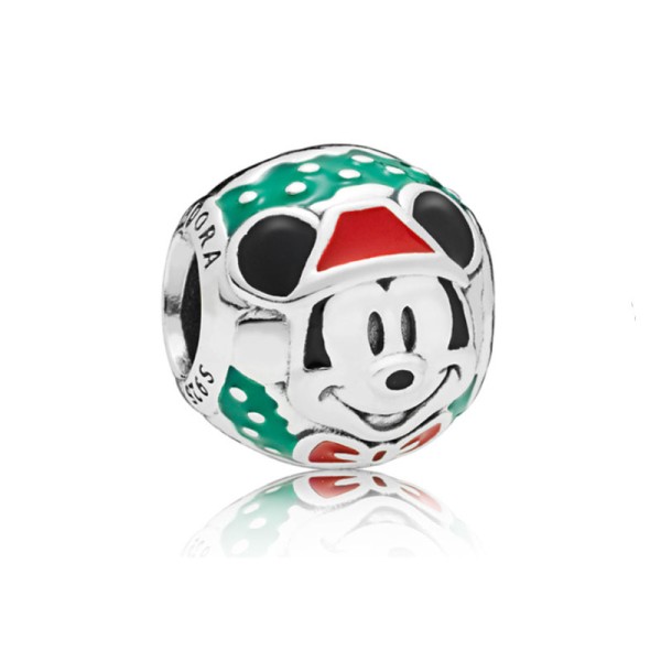 Pandora Disney Χριστουγεννιάτικος Μίκυ Γούρι 797502ENMX Pandora Disney Χριστουγεννιάτικος Μίκυ Γούρι 797502ENMX