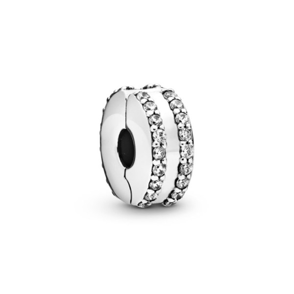 Pandora Λιθόστρωτο με διπλή επένδυση Κλιπ 798422C01 Pandora Λιθόστρωτο με διπλή επένδυση Κλιπ 798422C01