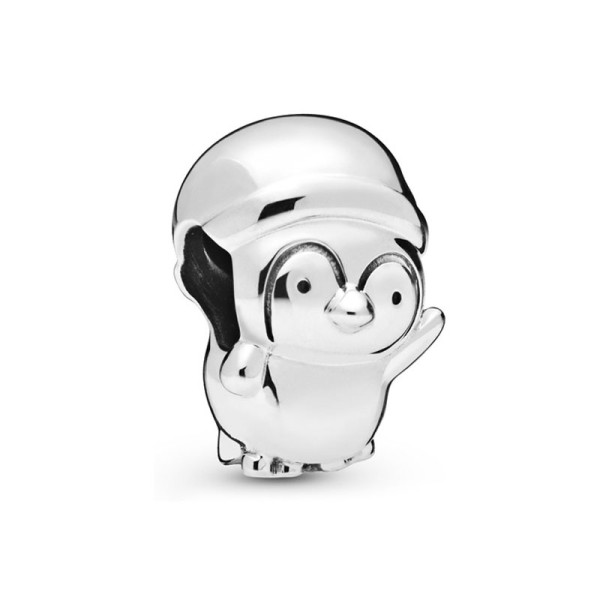 Pandora Πιγκουίνος Χριστουγέννων Γούρι 798477C00 Pandora Πιγκουίνος Χριστουγέννων Γούρι 798477C00