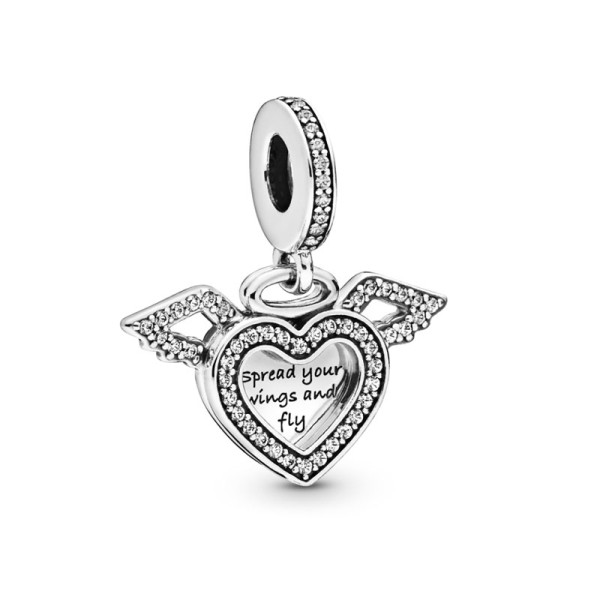 Pandora Καρδιά με φτερά Αγγέλου Κρεμαστό 798485C01 Pandora Καρδιά με φτερά Αγγέλου Κρεμαστό 798485C01