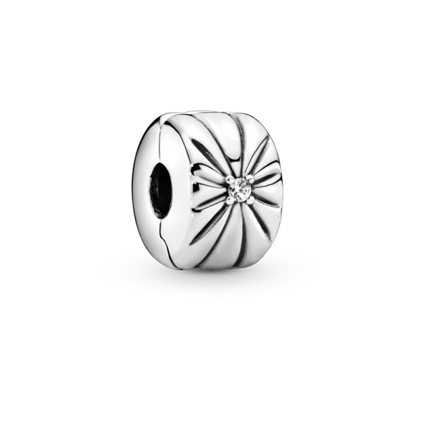 PANDORA Κλιπ ασήμι 925 με ζιρκόν 798614C01 PANDORA Κλιπ ασήμι 925 με ζιρκόν 798614C01