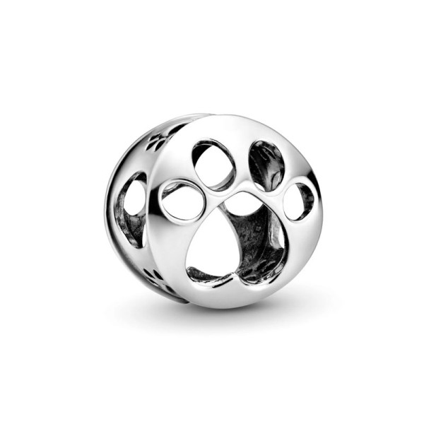 Pandora Γούρι Ασημένιο Πατουσάκια Ζώου 798869C00 Pandora Γούρι Ασημένιο Πατουσάκια Ζώου 798869C00