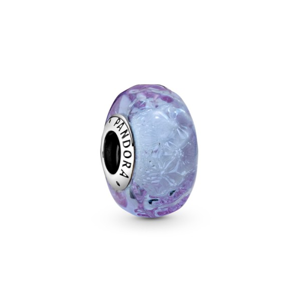 Pandora Γούρι με Λιλά Γυαλί Murano 798875C00 Pandora Γούρι με Λιλά Γυαλί Murano 798875C00