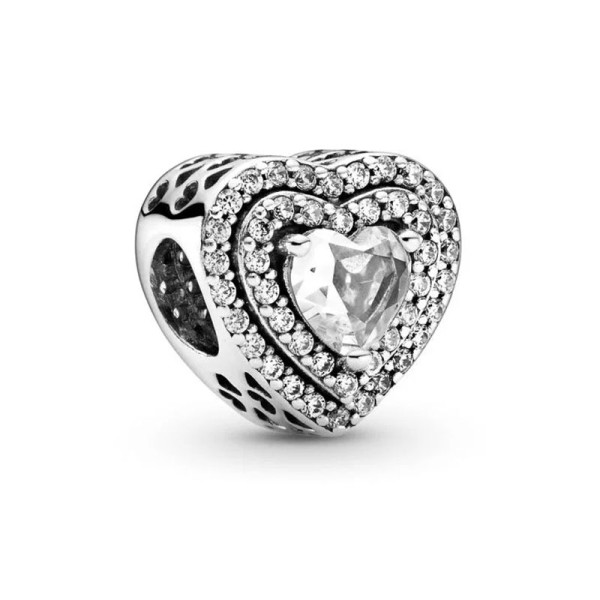 Pandora Αστραφτερή καρδιά Γούρι 799218C01 Pandora Αστραφτερή καρδιά Γούρι 799218C01