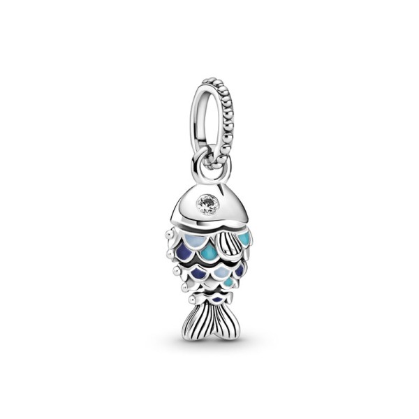 Pandora Μπλε ψάρι Κρεμαστό 799428C01 Pandora Μπλε ψάρι Κρεμαστό 799428C01