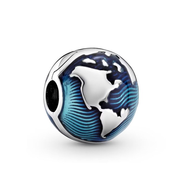 Pandora Μπλε κλιπ με υδρόγειο σφαίρα 799429C01 Pandora Μπλε κλιπ με υδρόγειο σφαίρα 799429C01