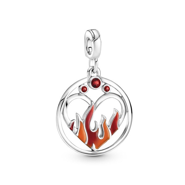 Pandora Γούρι Κρεμαστό με Καρδιά Φωτιά 799674C01 Pandora Γούρι Κρεμαστό με Καρδιά Φωτιά 799674C01