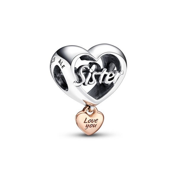 Pandora Σύμβολο ασ.925 επίστρωση ροζ χρυσού, αδερφή 782244C00 Pandora Σύμβολο ασ.925 επίστρωση ροζ χρυσού, αδερφή 782244C00