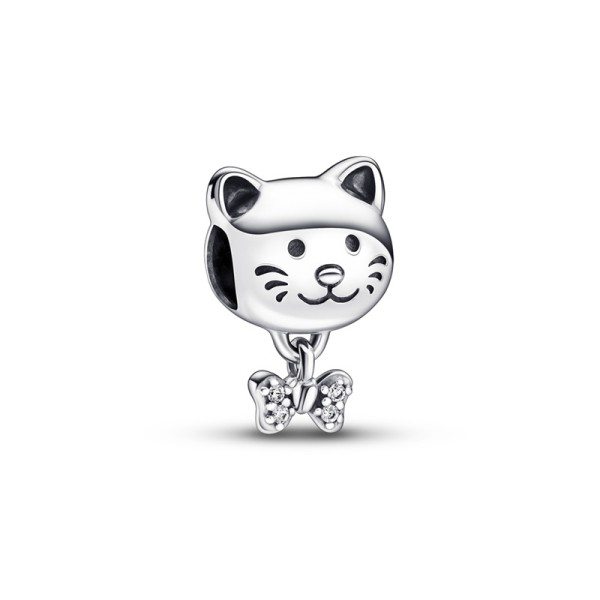Pandora Σύμβολο γάτα ασ. 925, 792255C01 Pandora Σύμβολο γάτα ασ. 925, 792255C01