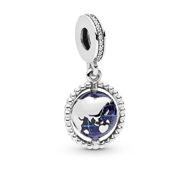 Pandora Κρεμαστό υδρόγειος ασ. 925, 798021CZ Pandora Κρεμαστό υδρόγειος ασ. 925, 798021CZ