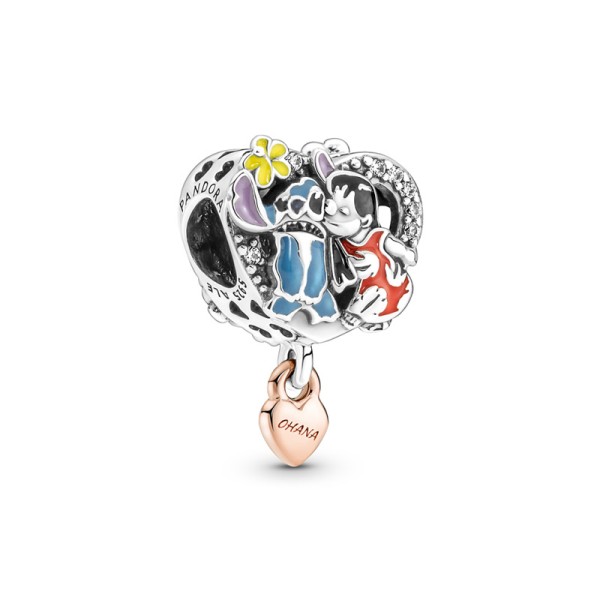 Pandora Σύμβολο Disney Lilo and Stitch ασ. 925, επίστρωση ροζ χρυσού 14Κ, 781682C01 Pandora Σύμβολο Disney Lilo and Stitch ασ. 925, επίστρωση ροζ χρυσού 14Κ, 781682C01