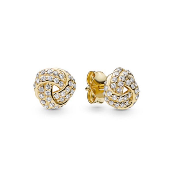 Pandora Χρυσά Αστραφτερά Καρφωτά σκουλαρίκια 260696CZ Pandora Χρυσά Αστραφτερά Καρφωτά σκουλαρίκια 260696CZ