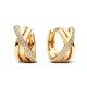 Pandora Kρίκοι με πέτρες pavé 263150C01 Pandora Kρίκοι με πέτρες pavé 263150C01