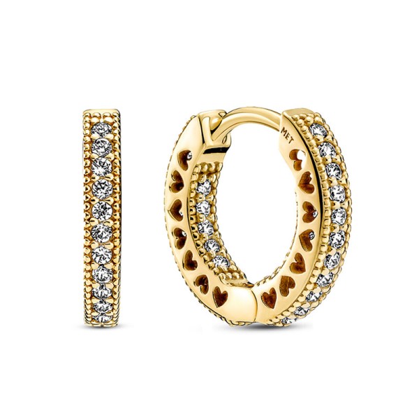 Pandora Σκουλαρίκια Χρυσοί Κρίκοι 266317C01 Pandora Σκουλαρίκια Χρυσοί Κρίκοι 266317C01